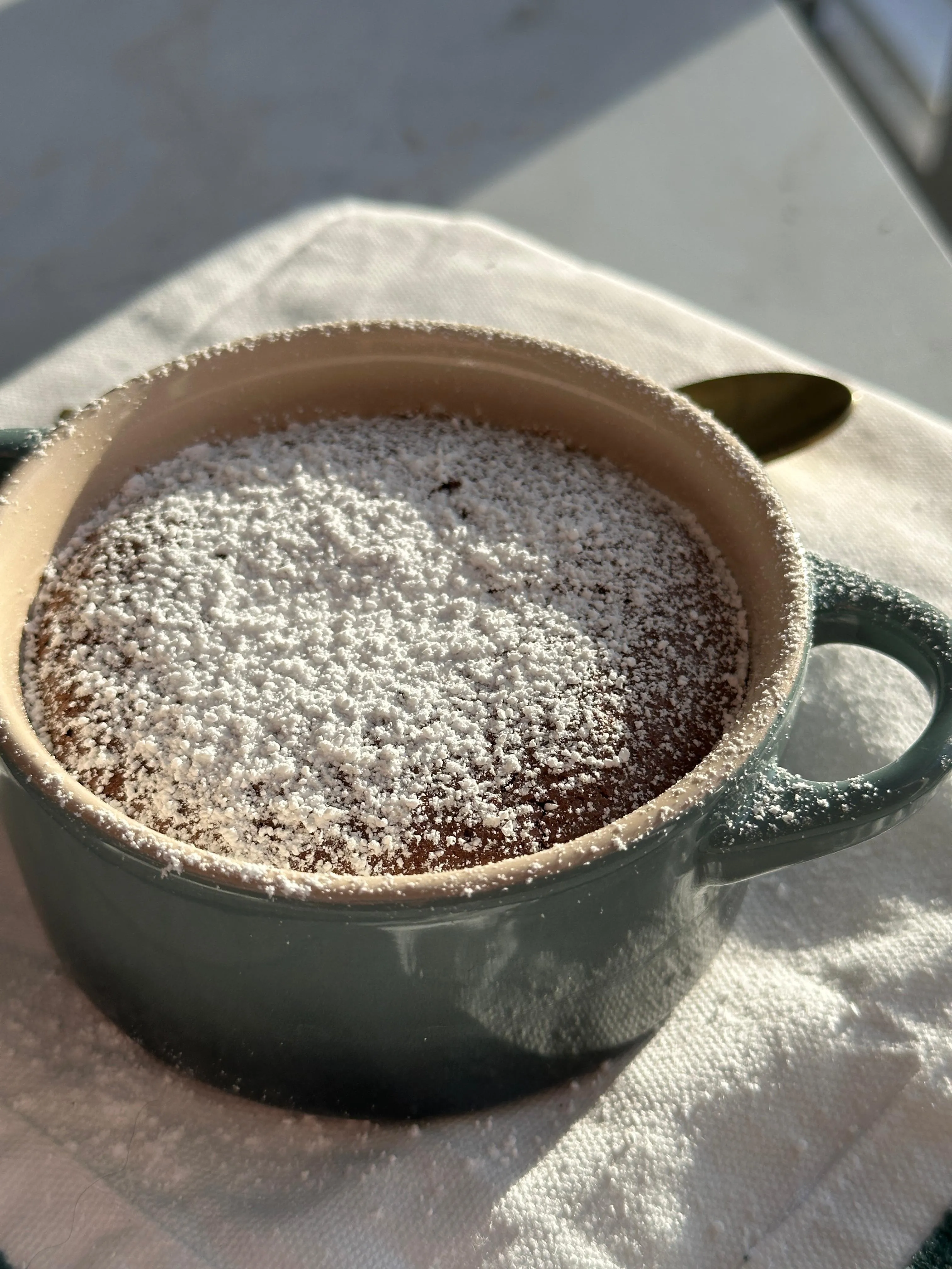 SingleServe Brownie Pudding (My Take on Ina Garten’s Viral Dessert